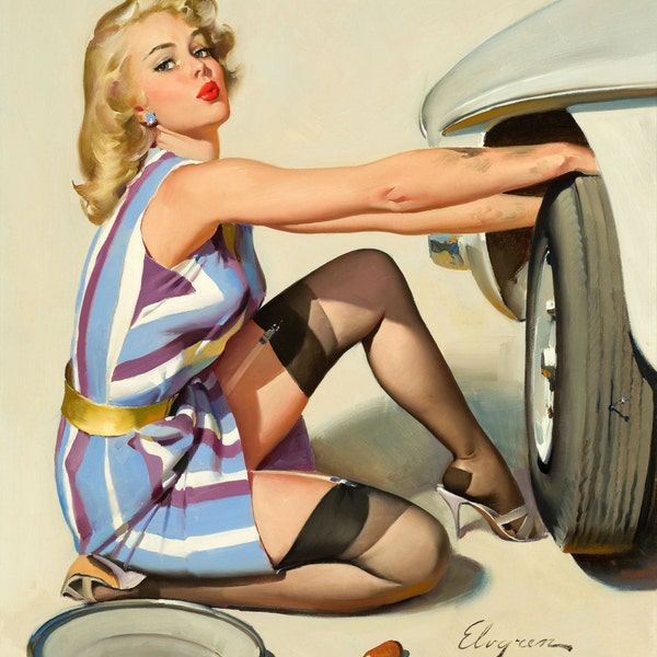 850 Vintage Beautiful Women Pin Ups/Pinups Artworks (Hi Res, 300dpi .jpg) [Digital Download]