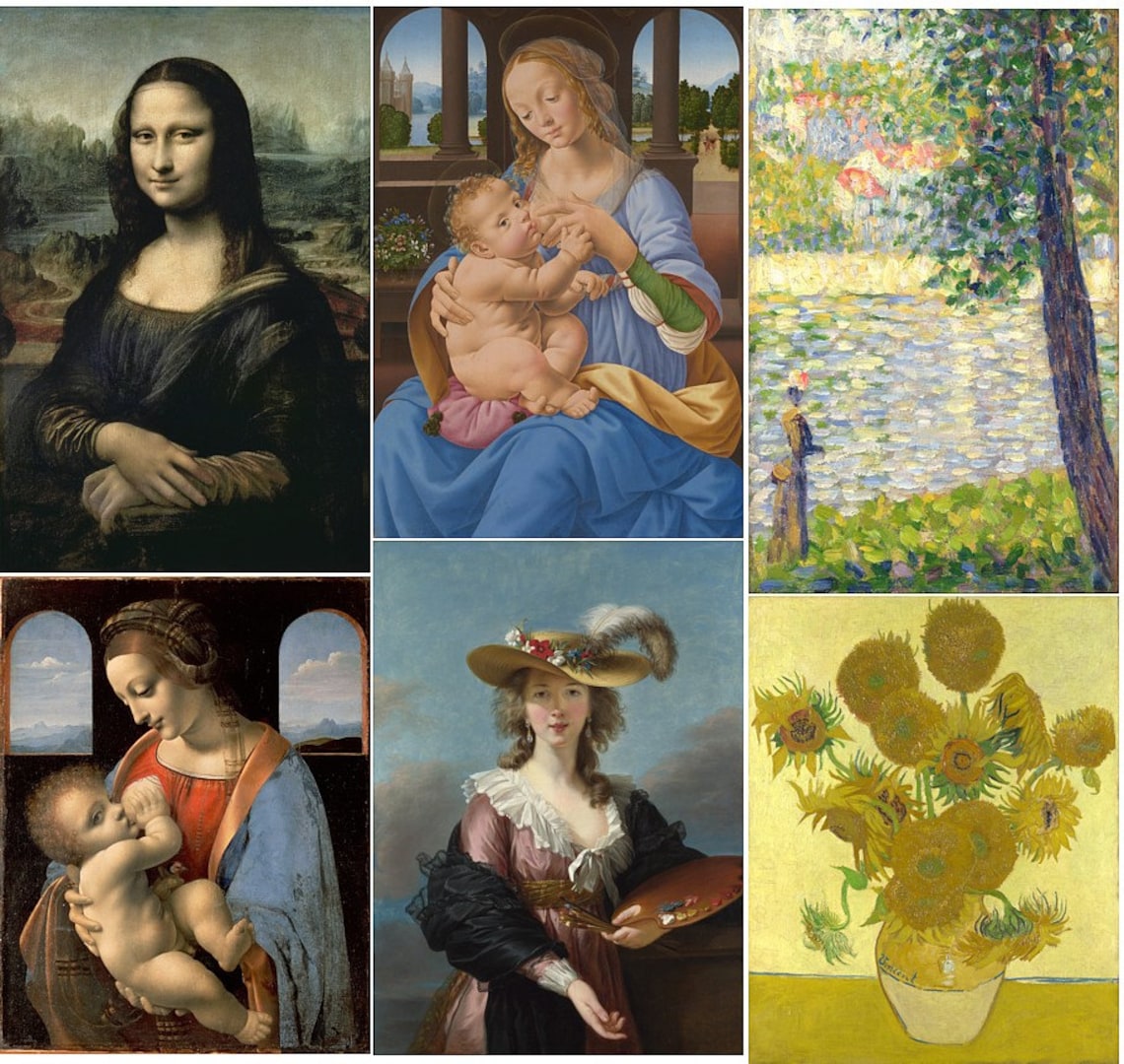 2,400 Vintage World Famous Masters Paintings Art hi Res, 300dpi .jpg