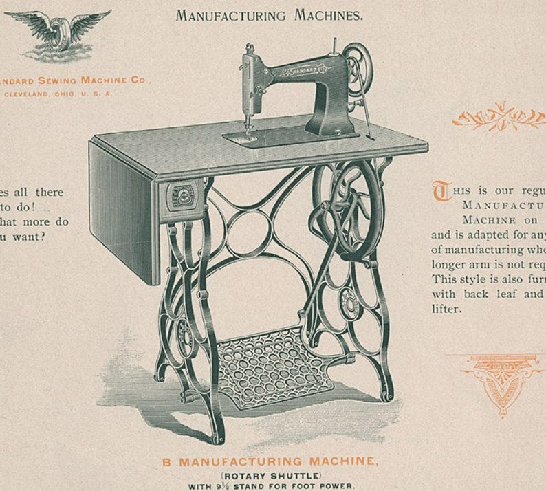 Collection of 530 Vintage/antique Sewing Machine Catalog & Trade