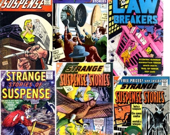 Golden Age Fawcett/Charlton Comics STRANGE SUSPENSE Stories (100 nummers .pdf) [Digitale download]