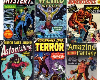 Golden Age ATLAS Comics Amazing Mysteries, Adventures into Terror, Fantasy, Astonishing 7-in-1 (Vol #03) [Digital Download]