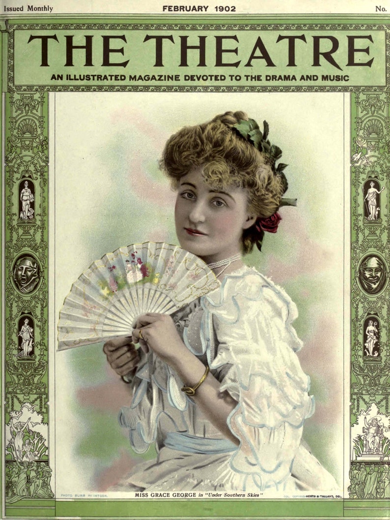 193 Issues Vintage Theatre Magazine 19011922 Theater Illustrations