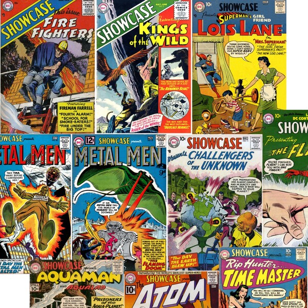 Silver Age Comics (1956) SHOWCASE Comics Komplette Run Ausgabe #1-106 [Digitaler Download]