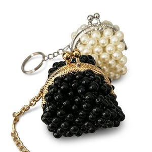 Beaded Mini Clasp Coin Purse Pattern, Right Angle Weave Keychain Bag PDF