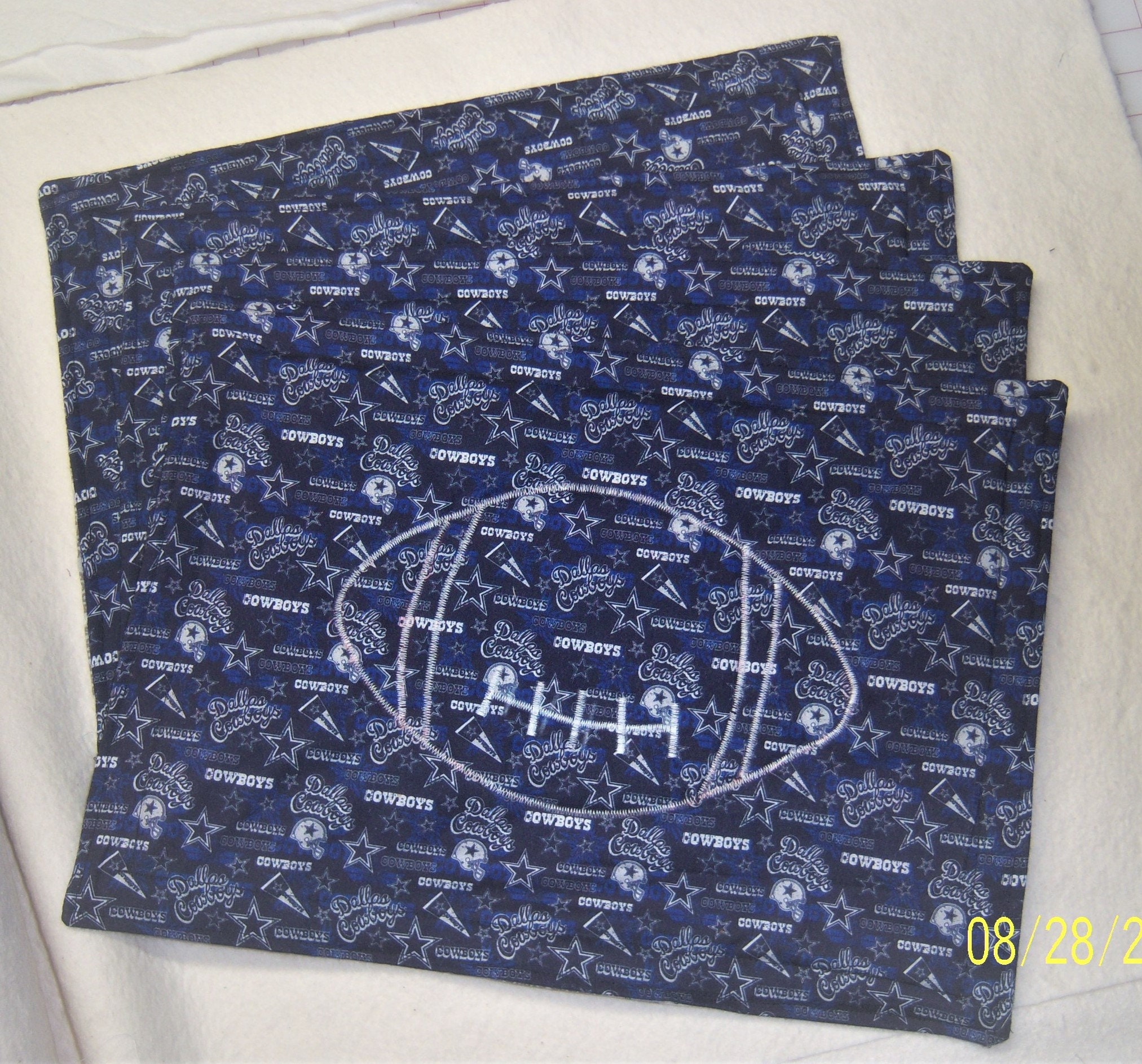 NFL Dallas Cowboys 4 Place Mats Etsy