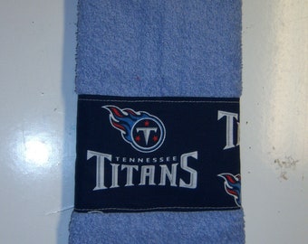 NFL Tennessee  Titans Bath and Hand Towel set