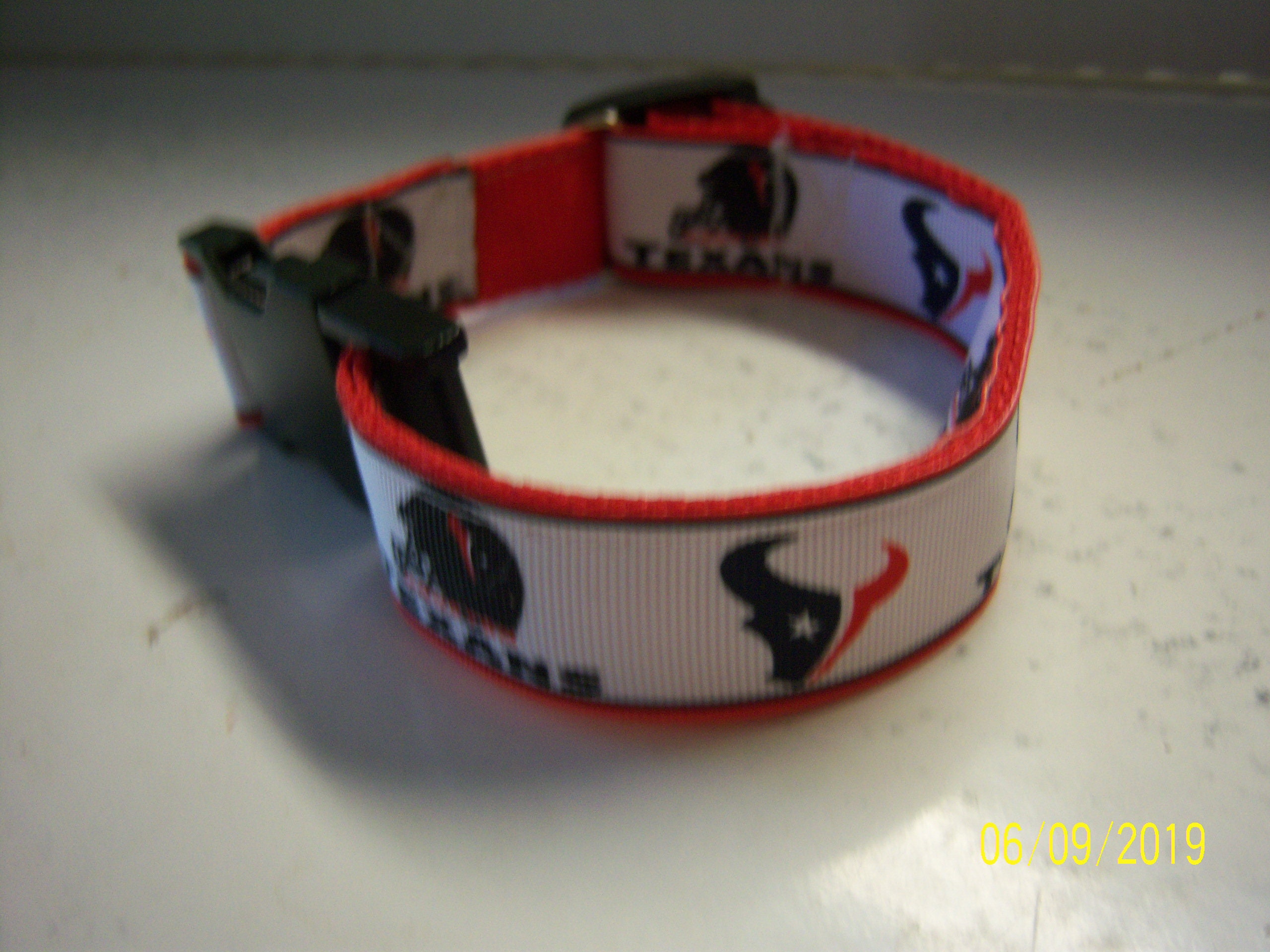 texans dog collar