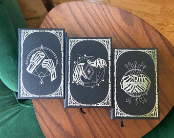 The Locked Tomb Series by Tamsyn Muir - Leatherbound Hardcover Books