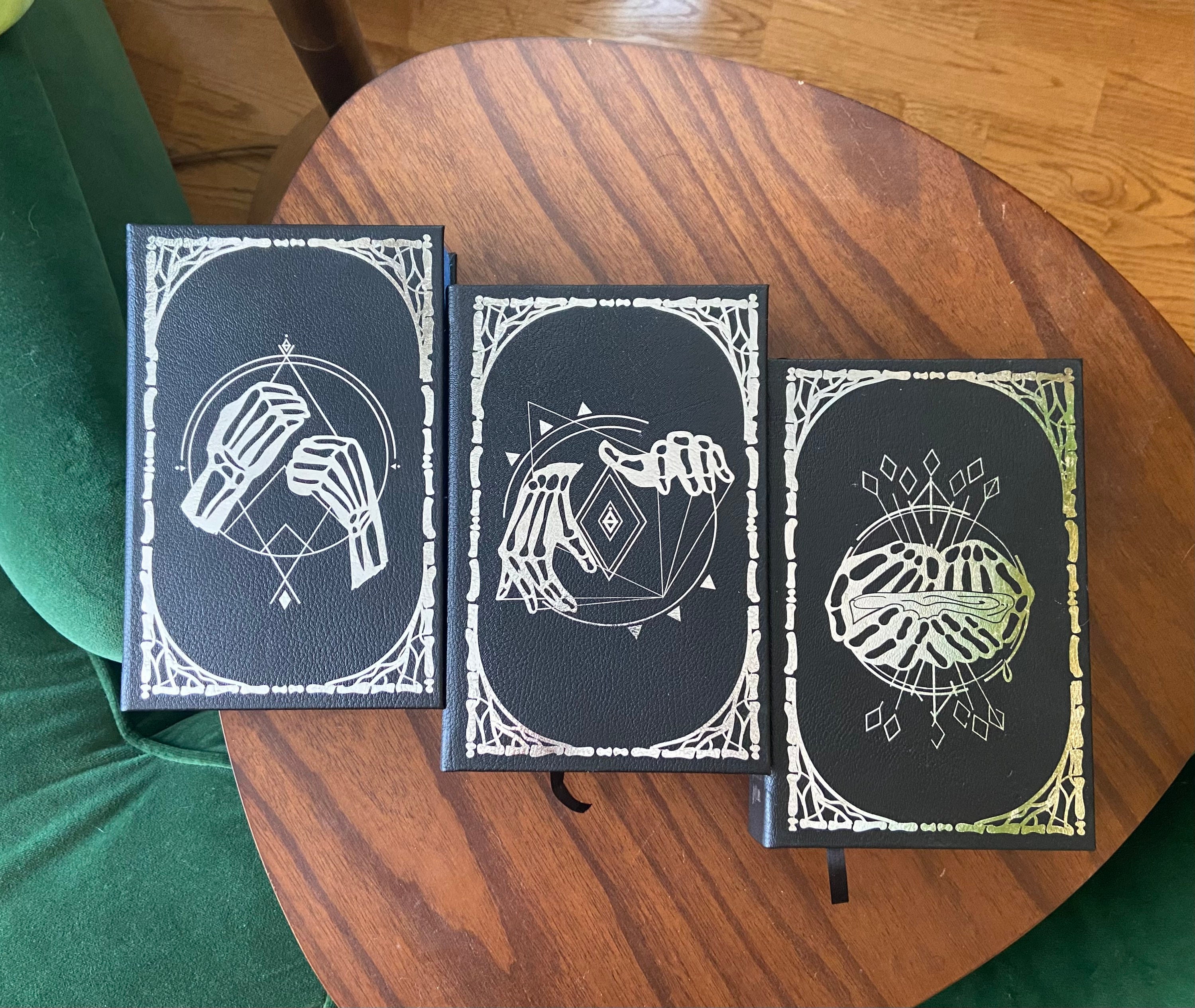 The Locked Tomb Series by Tamsyn Muir - Leatherbound Hardcover