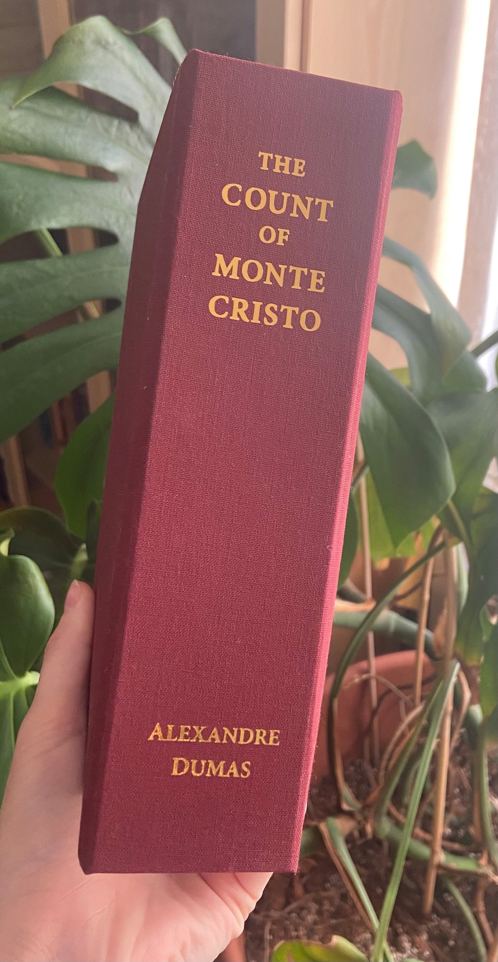 The Count of Monte Cristo by Alexandre Dumas Leatherbound Hardcover