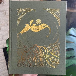 The Silmarillion by JRR Tolkien - Leatherbound Hardcover Book