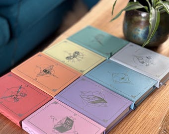 The Bridgerton Series by Julia Quinn - Leatherbound Pastel Rainbow Collector's Editions