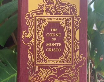 The Count of Monte Cristo by Alexandre Dumas - Leatherbound Hardcover Book
