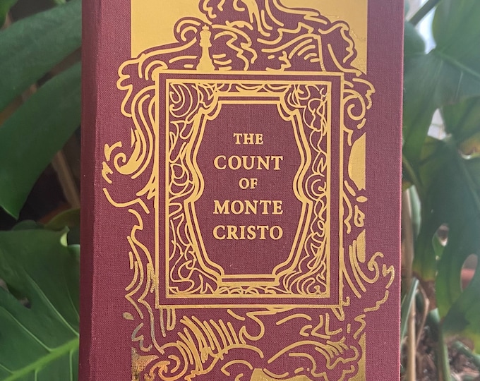 The Count of Monte Cristo by Alexandre Dumas Leatherbound Hardcover