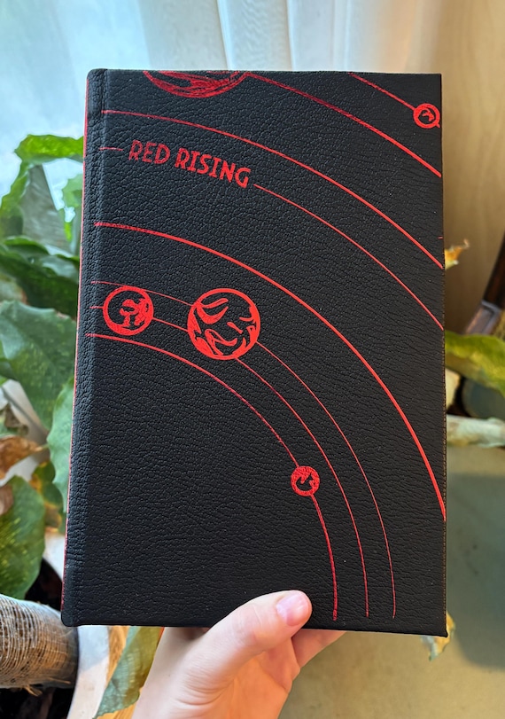 The Red Rising Series by Pierce Brown - Leatherbound Hardcover Books