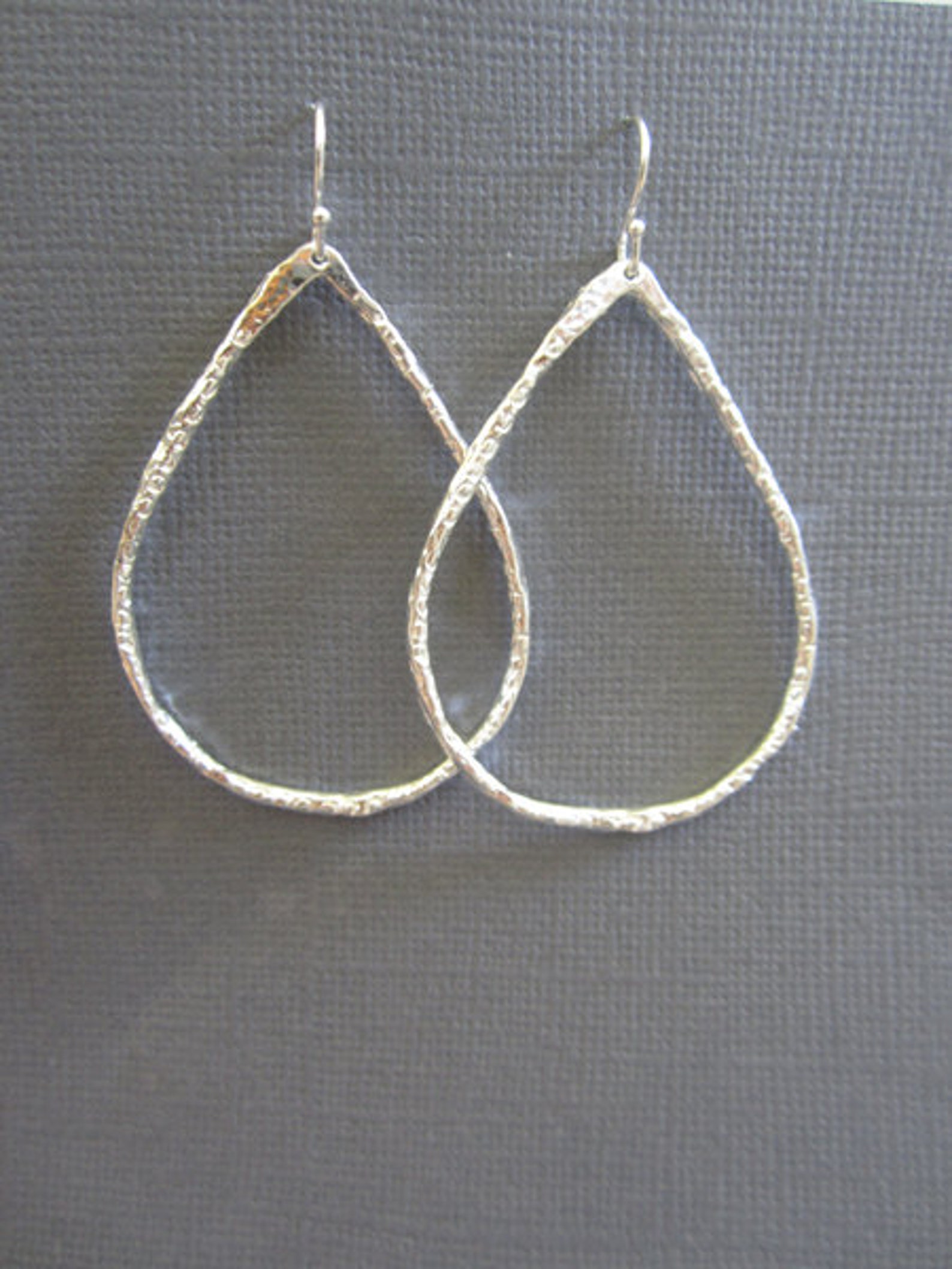 Teardrop Hoop Earrings Gold Teardrop Hoop Earrings Large Etsy