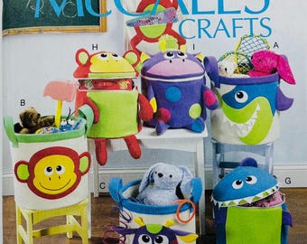 McCall&#39;s M6624 Sewing Pattern: Kids Room Baskets & Wall Hangings