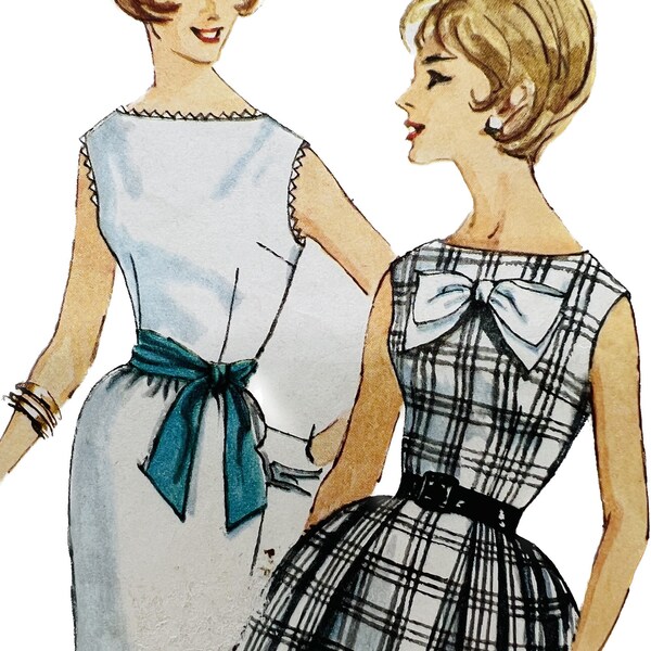 Simplicity 3909 | Simple-to-Make Dress w/Skirt Variations | Junior Size 11 bust 31 1/2" | cut used complete sewing pattern