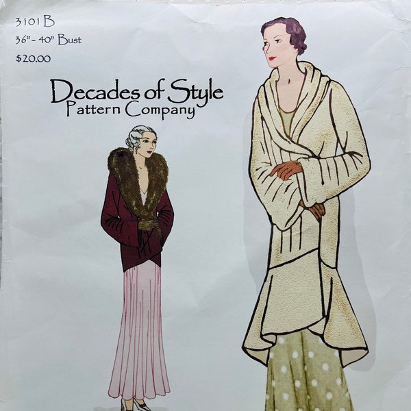 Decades of Style Patterns Etsy