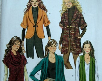 TUNIC NECK RING SEWING PATTERN OOP Details about   BUTTERICK B5528 MISSES' SIZE XS-M CARDIGAN