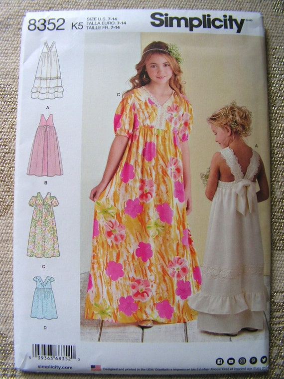 Simplicity Pattern 1954 Childrens Costume Aprons holidays ladybug bees