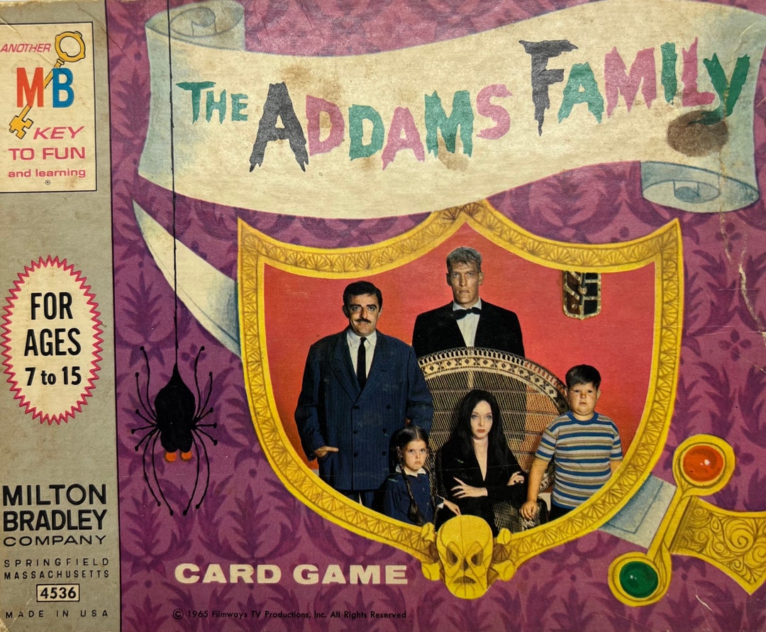 Addams Family Vintage 1965 Family Game CARDS Choose From 2 - Etsy