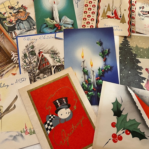 1940s Christmas Card - Etsy