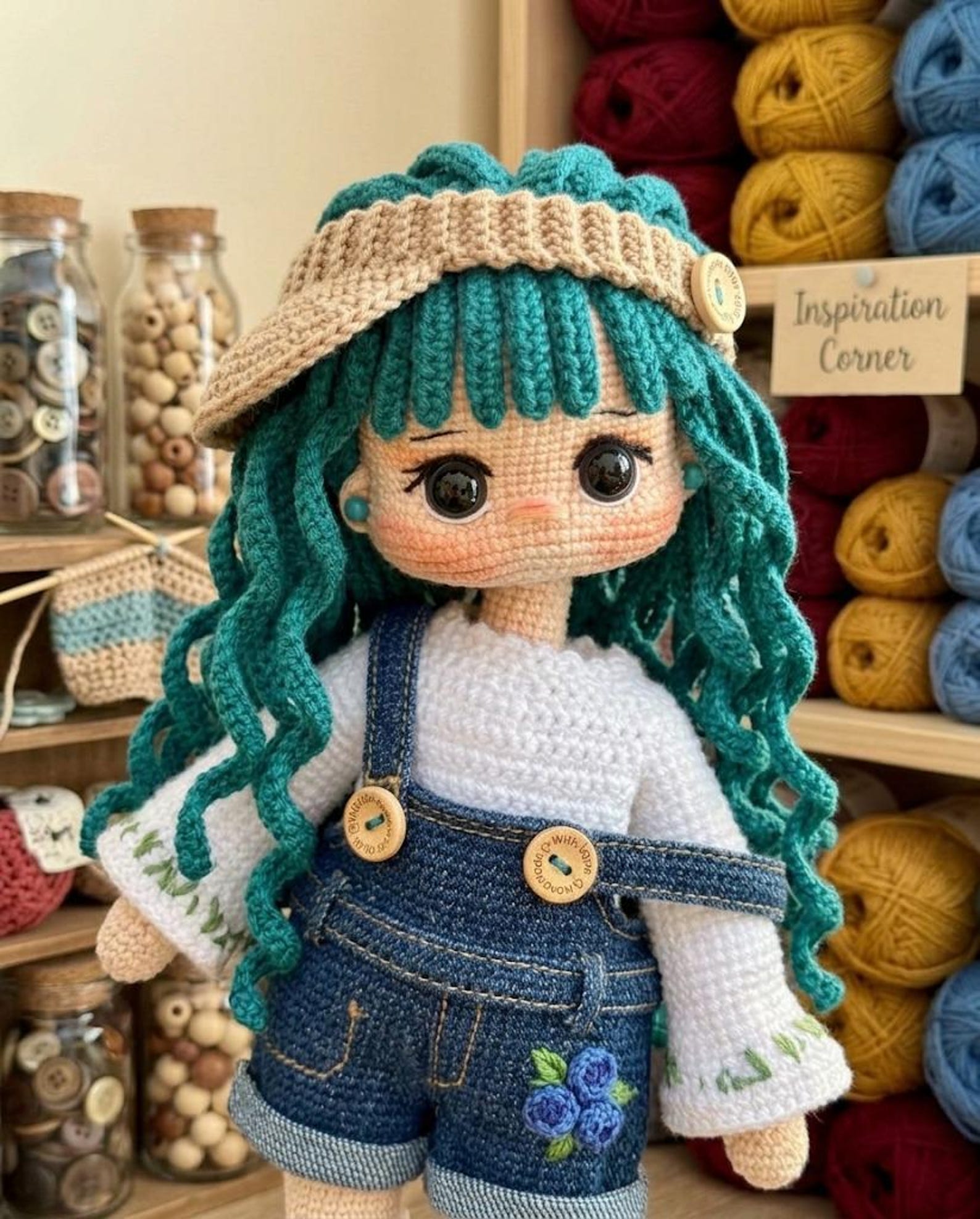 Amigurumi Crochet Girl Doll Pattern, Customizable Soft Toy Tutorial