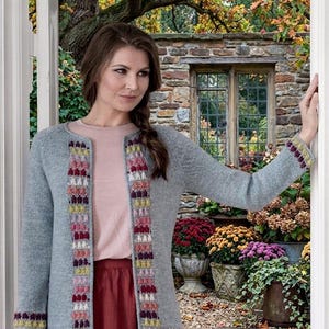 Crochet Pocket Cardigan Pattern, Easy Beginner Long Design Jacket (PDF US Terms)