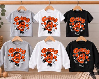 Philly Hockey Toddler Tee & Sweatshirt | Mascot Cheer Design (DTF Print)