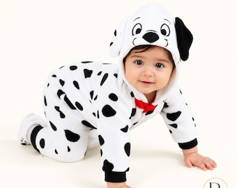 Dalmatian Costume for Baby & Toddler — Puppy Onesie Dress-Up