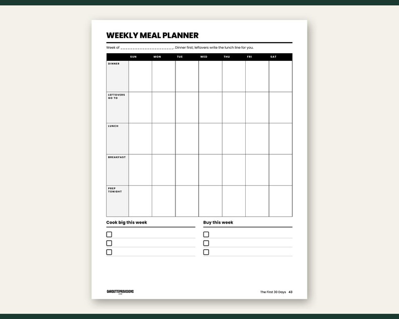 Preview of page 43 from The First 30 Days: gluten free dairy free grocery list and pantry sweep, part of this celiac disease guide for the newly diagnosed printable