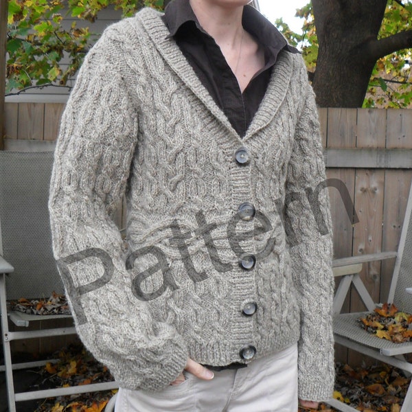 Beorn - Cabled Sweater Pattern PDF