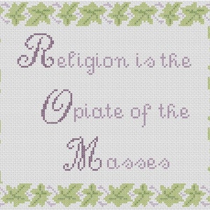 Marxist Cross-Stitch PDF Pattern