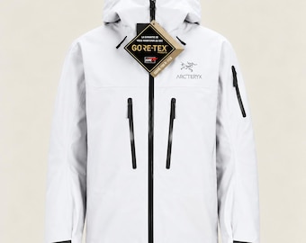 Arcteryx Wasserdichte Kapuzenjacke Outdoor-Wanderjacke Regenjacke Winddichte Bergjacke