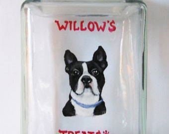 boston terrier treat jar