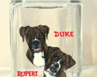 boxer dog cookie jar