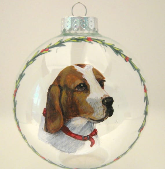 Weihnachtskugel Hund
