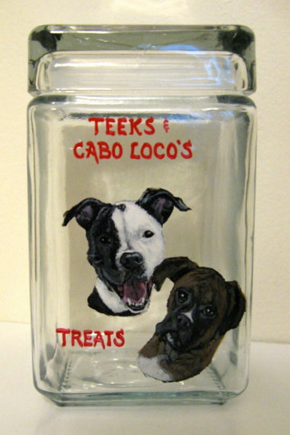 boxer dog cookie jar