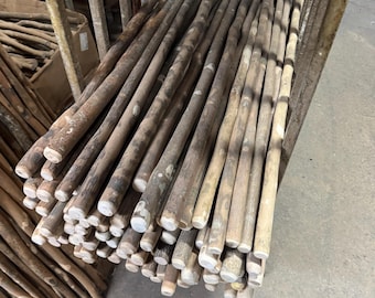 Blank Walking Stick 54" – Natural Hardwood Hiking Stick, Dried & Sanded Staff for Carving, Craft and Custom Finish