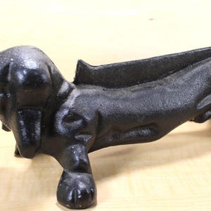 20Percent Off   Black Cast Iron Dachshund Boot/Shoe Cleaner
