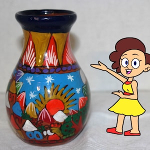 20Percent Off   Vintage Bright and Bold Southwestern Style Pottery, Small Southwestern Planters Pot