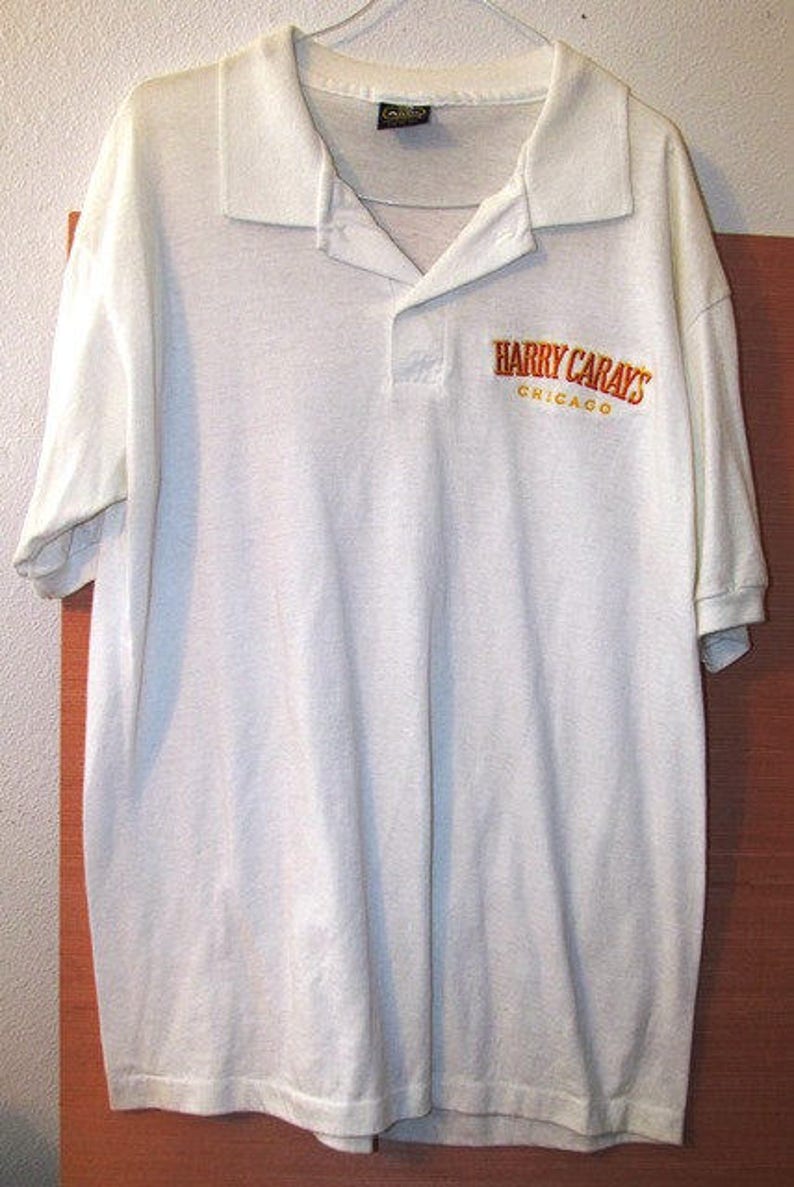 Vintage Harry Caray/'s Chicago Polo Shirt from his Restaurant in Downtown Chicago