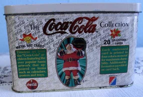 Coca-cola Metal Art Collectors Cards With Certificate of