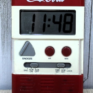 20Percent Off   Vintage Coca-Cola Alarm Clock and Timer