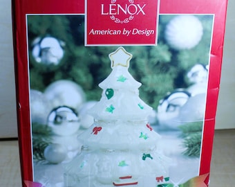Figura navideña iluminada que cambia de color de Lenox