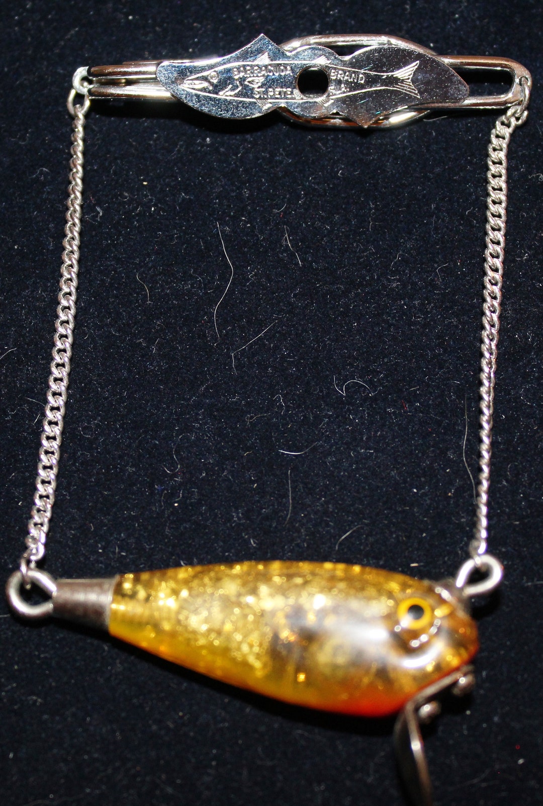 Vintage Fishing Lure Tie Clip Etsy