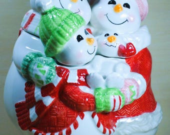 Fitz and Floyd "Hurry Folk" Cookie Jar
