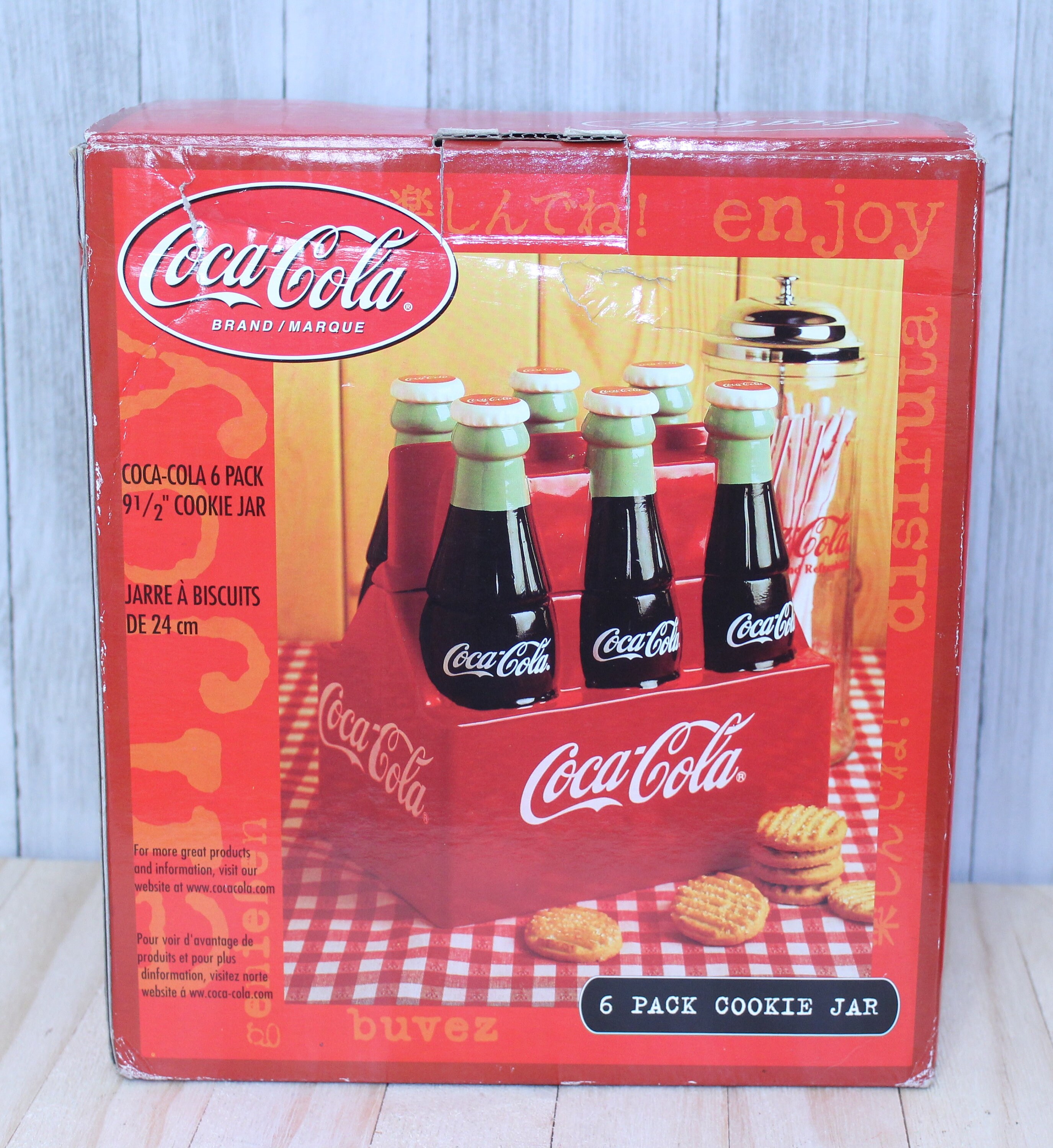 Six Pack of Coca-cola Bottles Cookie Jar - Etsy