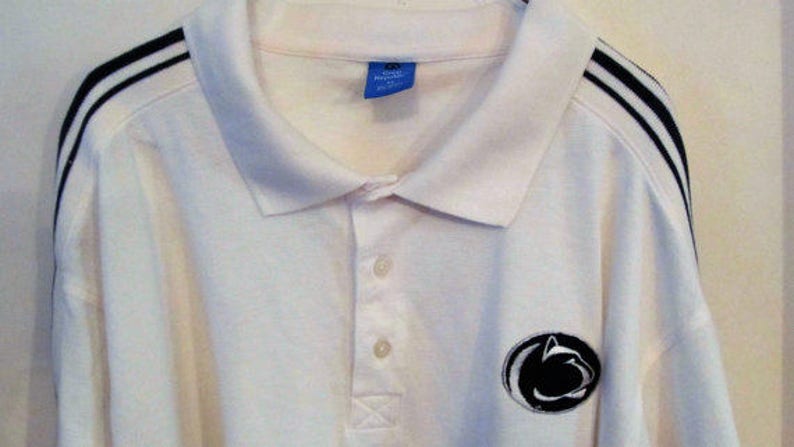 Brand New Polo Shirt Penn State Pittany Lions Embroidered Patch